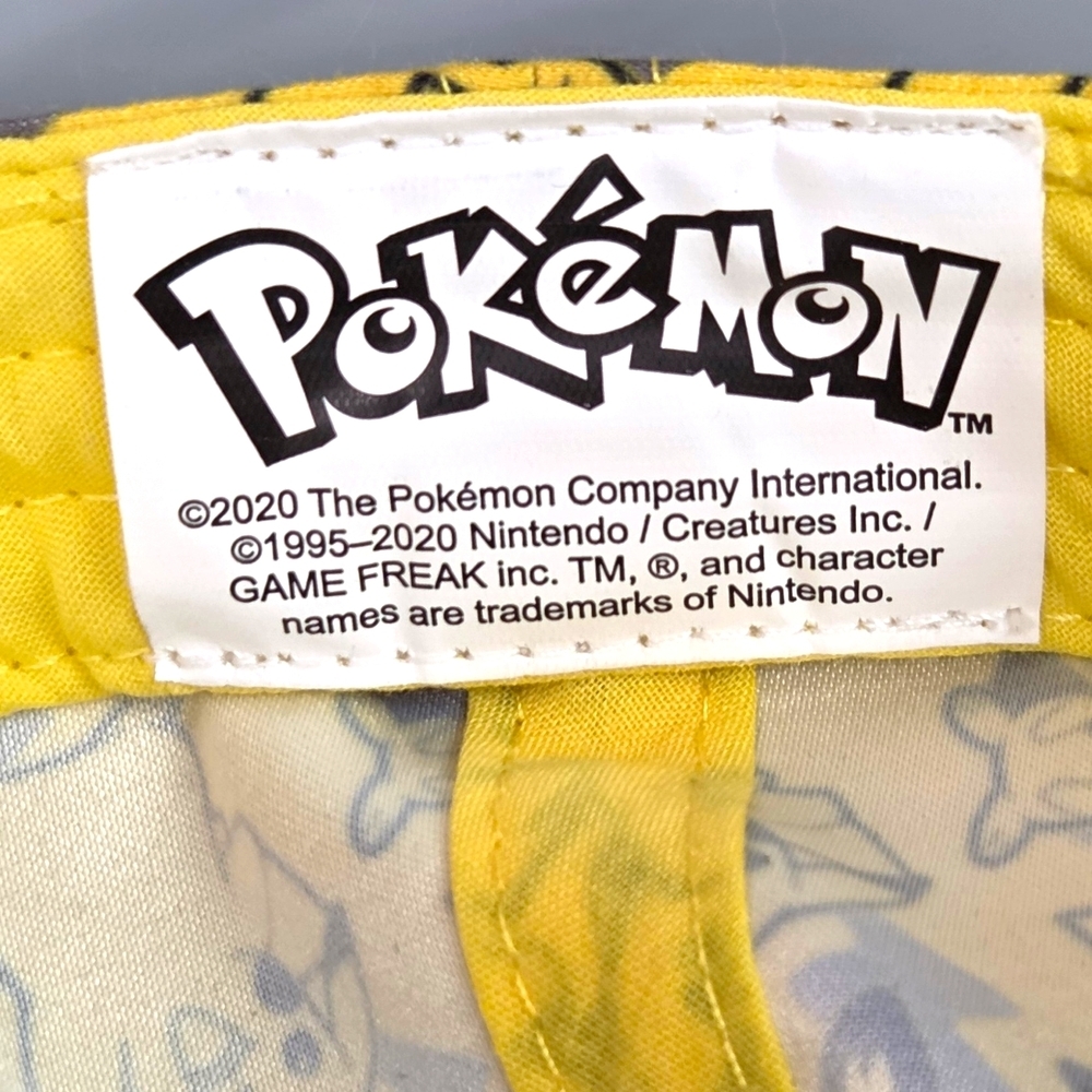 Pokemon Youth Size Yellow and Black Pikachu Snapback Cap NEW OSFM - Picture 6 of 7